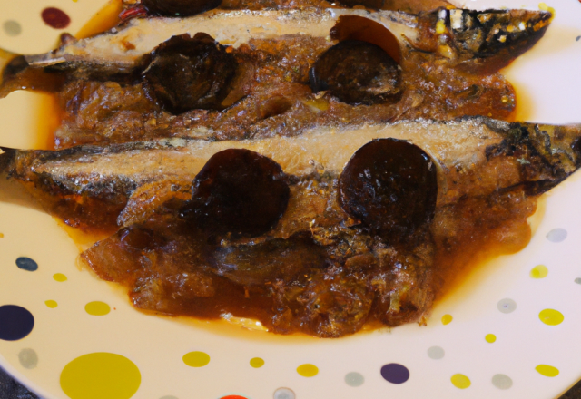 Cannage de sardines et anchois au coulis provençal