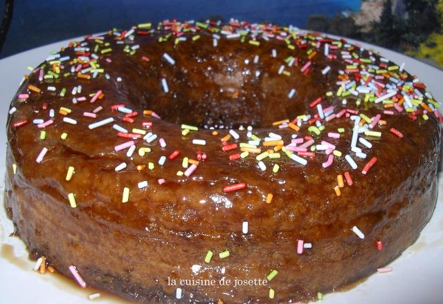 Gâteau chocolat caramel