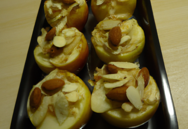 Pomme aux amandes