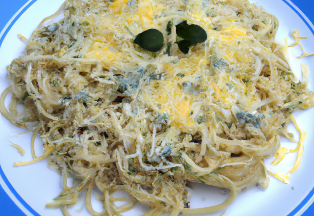 Spaghettis au roquefort