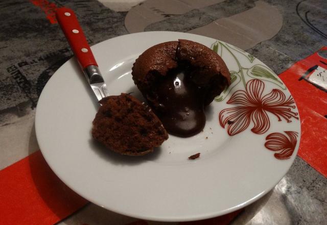 Fondant chocolat au cœur coulant