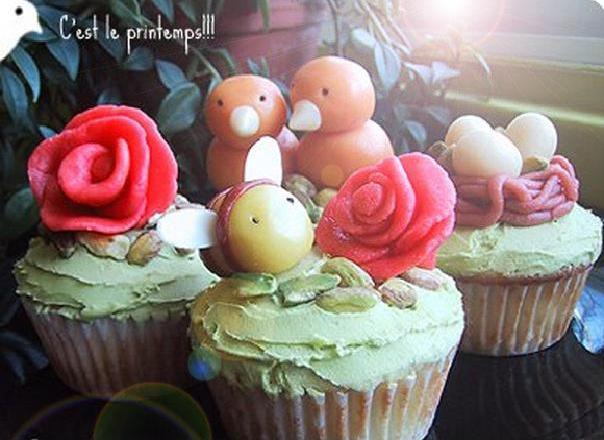 Cupcakes printaniers