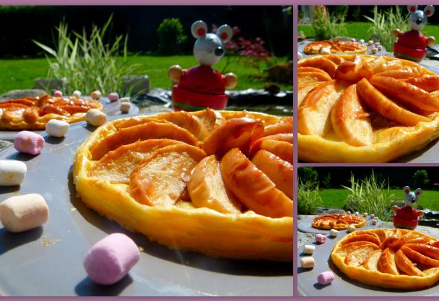 Tartelettes aux pommes, noix et confiture de lait