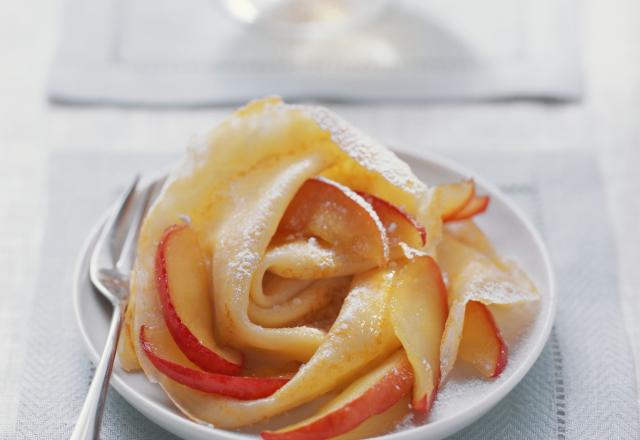 Crêpes aux pommes fondantes