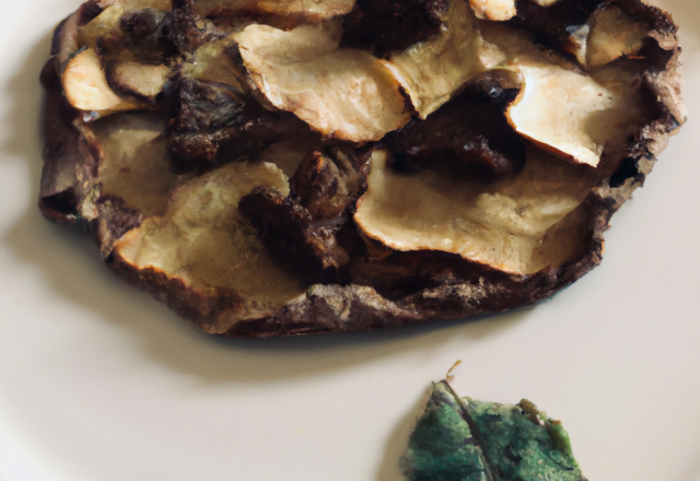 Galette de pommes de terre aux morilles