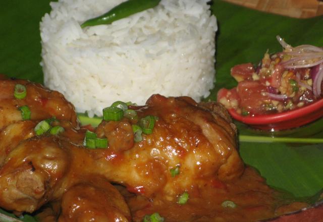 Poulet au beurre de cacahuète