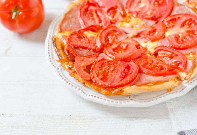 Tarte express aux tomates gratinées au comté