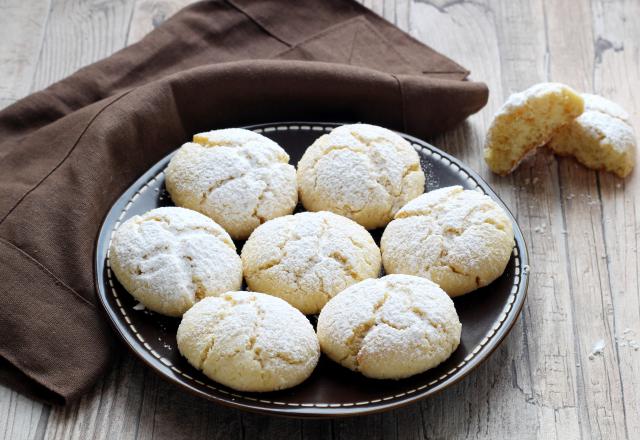 Biscuits craquelés au citron