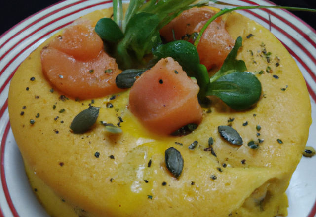 Cake au saumon et mangue