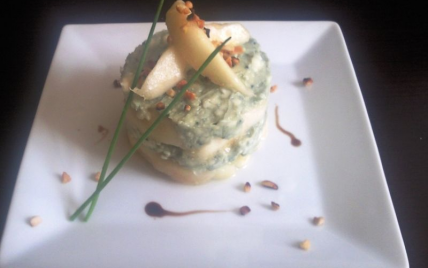 Terrine de poires au roquefort