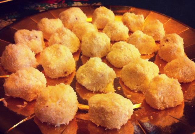 Truffes au chocolat Blanc & soupçon de cannelle ( ou vanille)