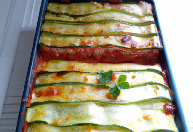 Lasagne à la courgette