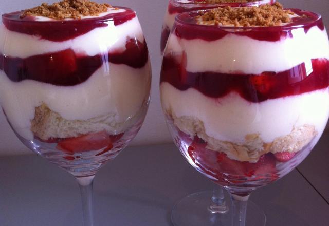 Mon tiramisu fraises