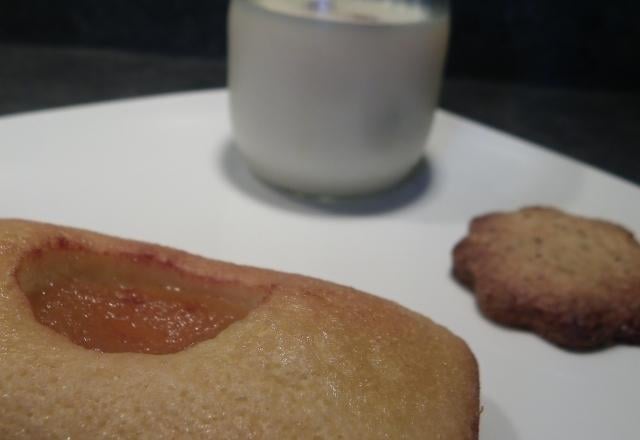 Financiers huile d'olive fruitée et abricots