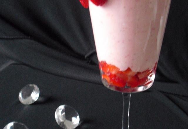 Mousse à la fraise économique