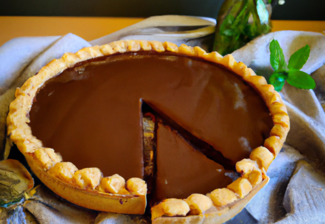 Tarte légère au chocolat