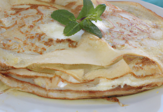 Crêpe au bruccio