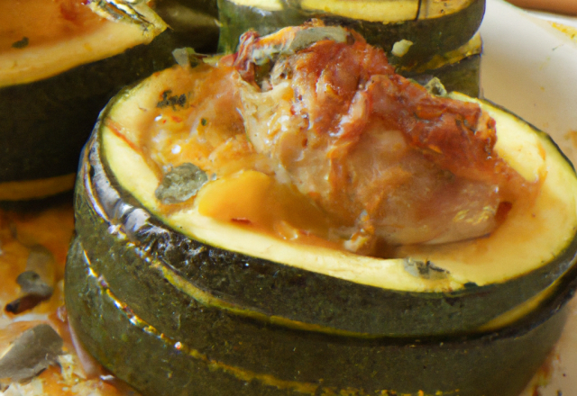 Courgettes farcies faciles