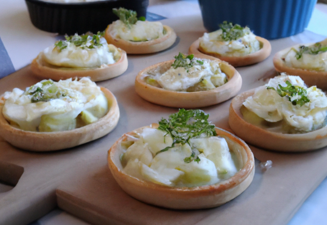 Tartelettes aux pommes de terre et Boursin