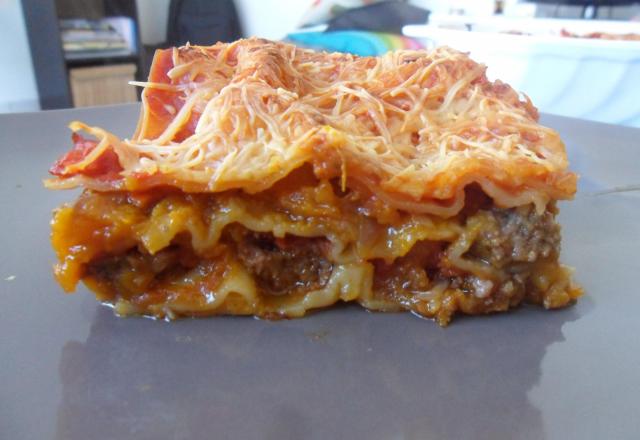 Lasagne potimarron viande hachée