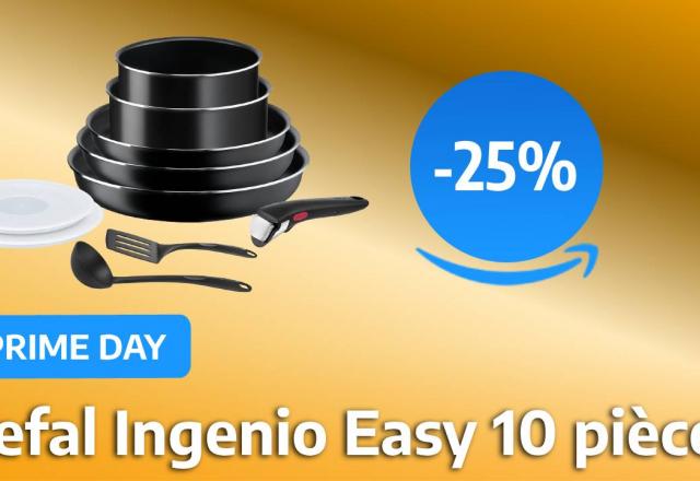 Bon plan Prime Day : ne manquez pas les - 25% sur cette batterie Tefal Ingenio Easy !