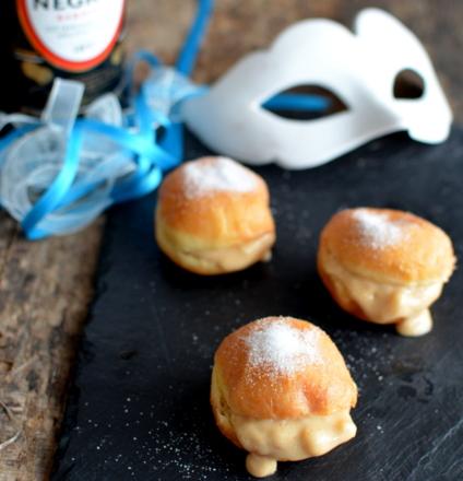 Beignets crème pâtissière au rhum