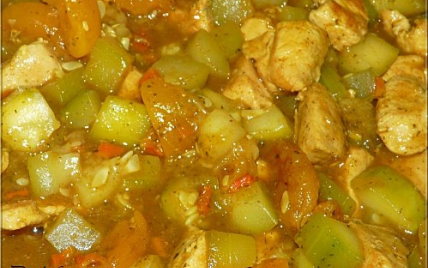 Dinde façon tajine