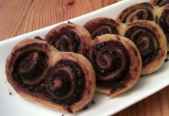 Petits palmiers au Nutella