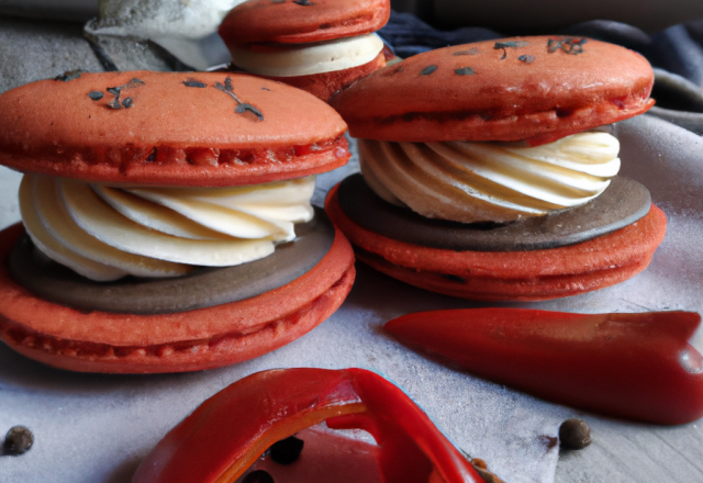 Whoopies Pies au pâté gourmand et piments d'Espelette