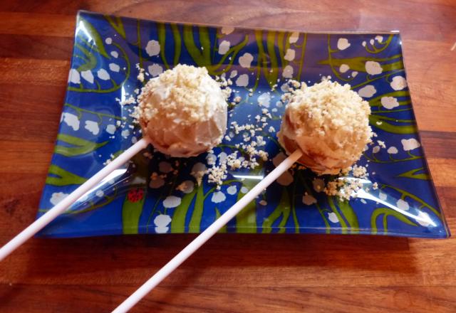 Cake pops roquefort-poire