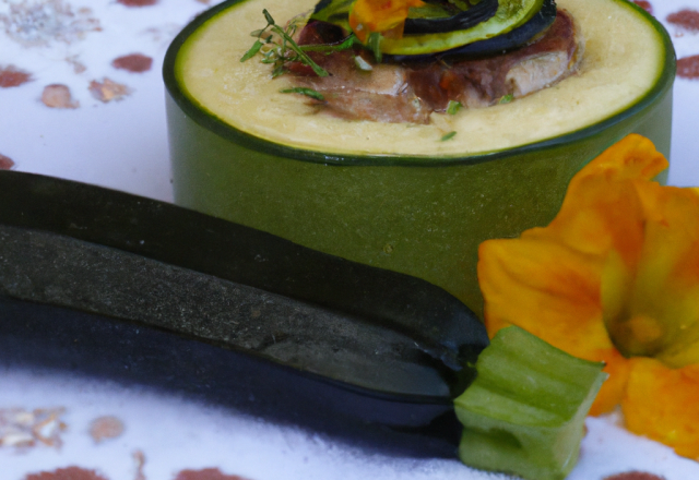 Flan de courgettes classique