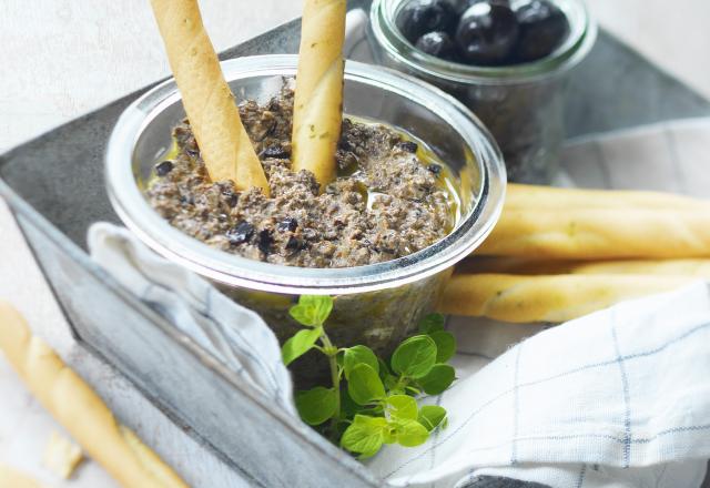 Tapenade d'olives noires au Chavroux®