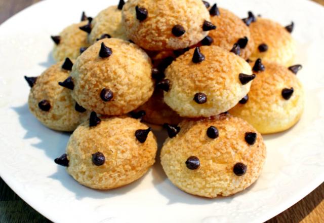 Choux et craquelin aux pépites de chocolat