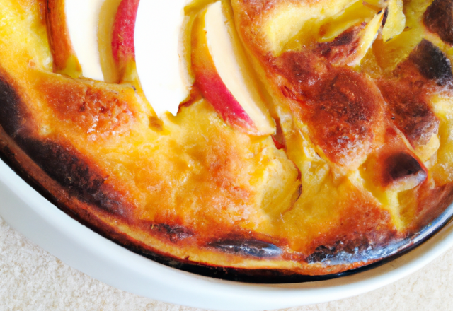 Clafoutis aux pommes maison