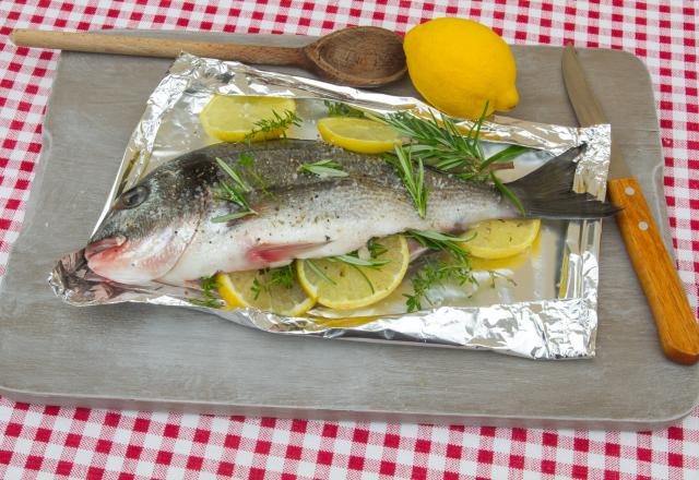 Poissons en papillote au barbecue