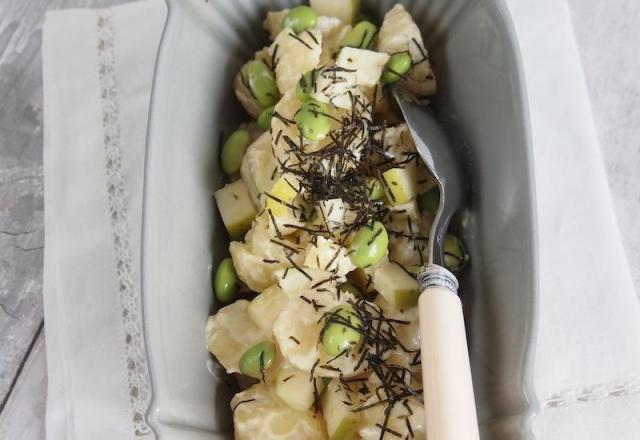 Salade de pommes de terre aux accents japonais