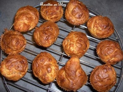 Muffins au jambon de Parme, parmesan et herbes de Provence