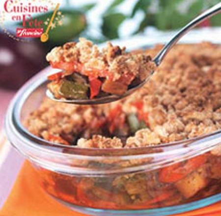 Crumble de légumes du soleil