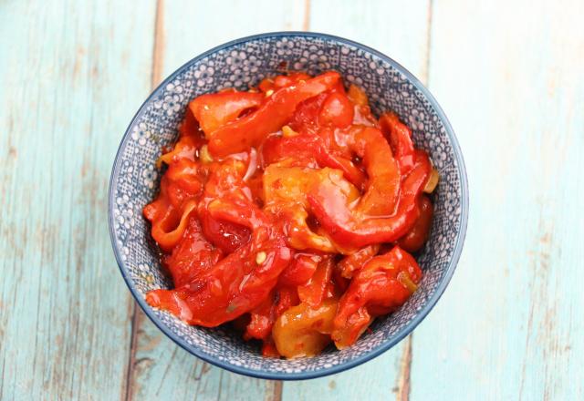 Salade de poivrons rouges