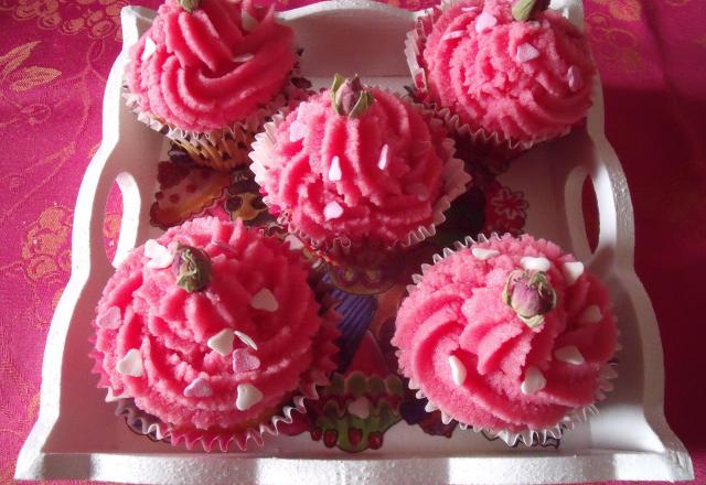 Cupcakes aux notes florales