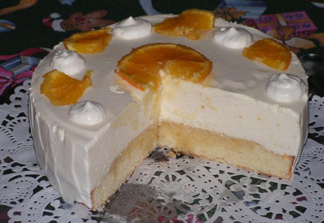 Biscuit mousse à l'orange