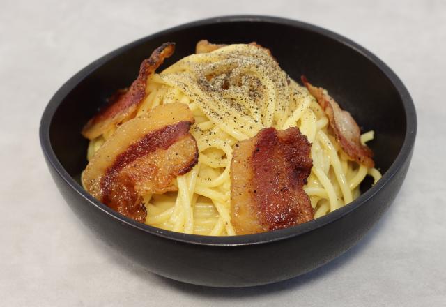 La meilleure façon de faire des pâtes carbonara