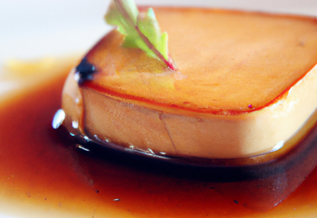 Foie gras minute mi cuit au pineau des Charentes