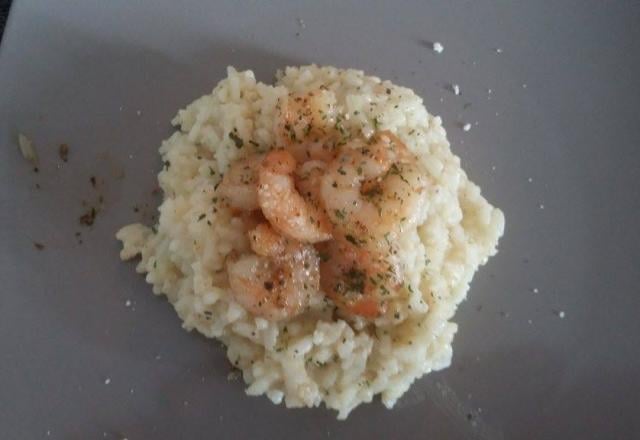 Risotto crevettes