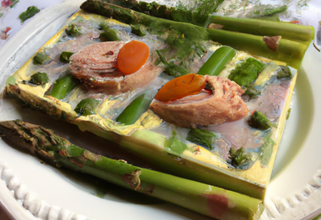 Terrine de truite aux asperges