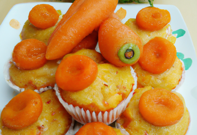 CupCakes aux Abricots et Carottes