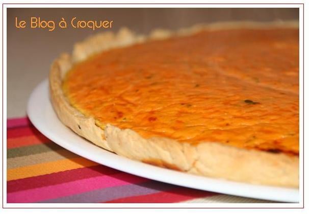 Tarte au cantal vieux et à la courge butternut