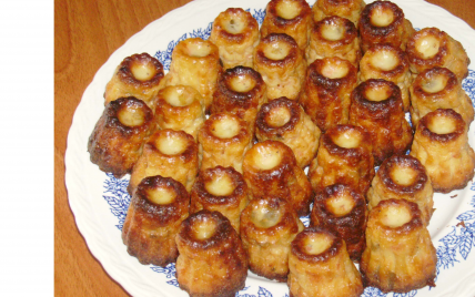 Cannelés aux poireaux et saumon