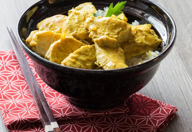 Poulet curry-mangue