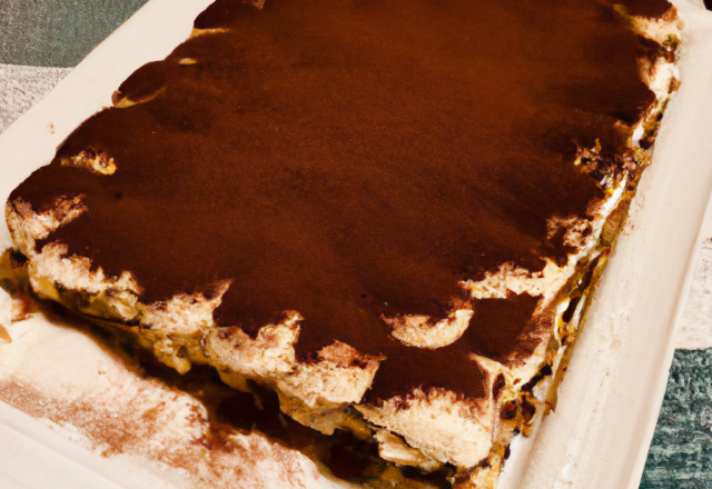 Tiramisu gourmand